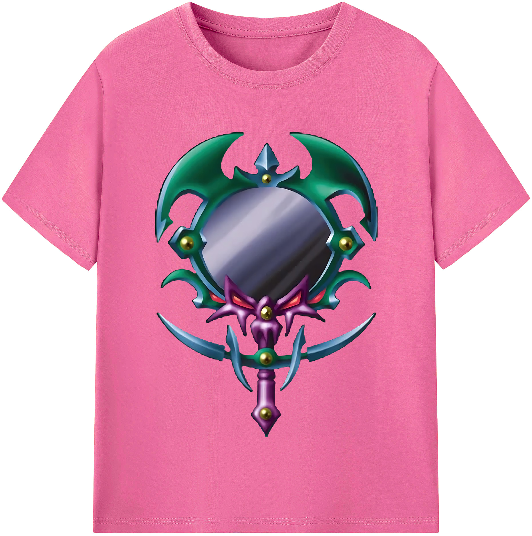 （画像用） 遊☆戯☆王 Yu-Gi-Oh! レディースカジュアルプリントTシャツ（綿100％）